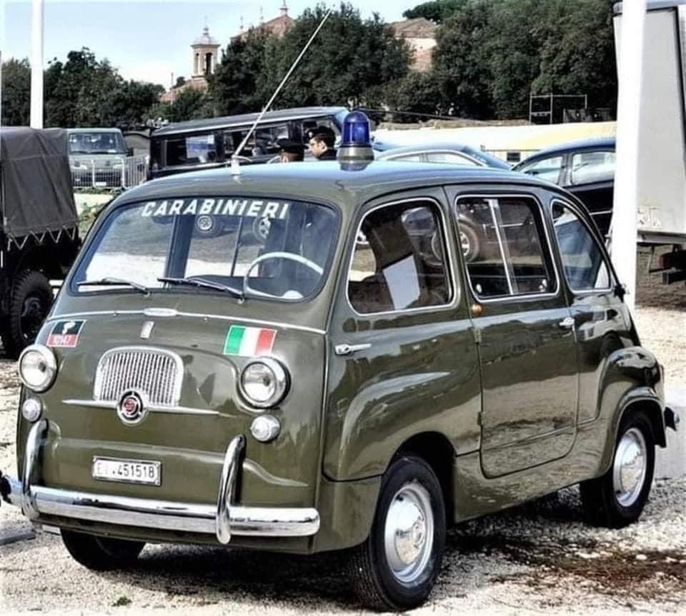 Fiat 600 Multipla Polizia